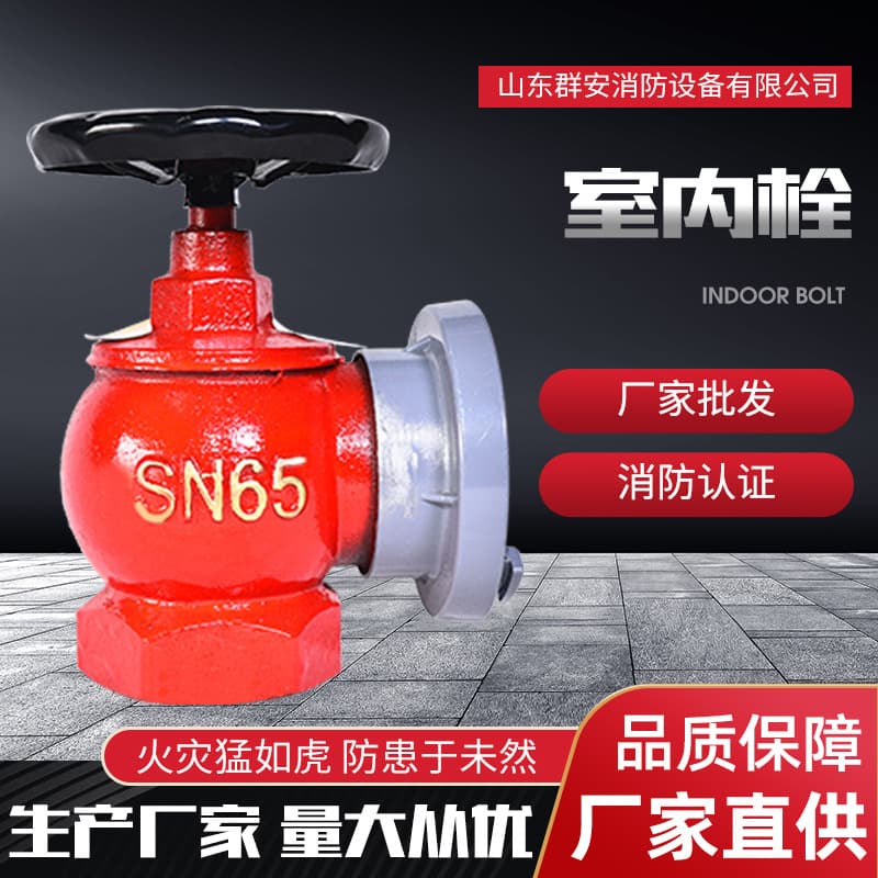 Indoor fire hydrant supporting fire valve SNW65 regulated fire hydrant indoor double outlet SN65 indoor hydrant