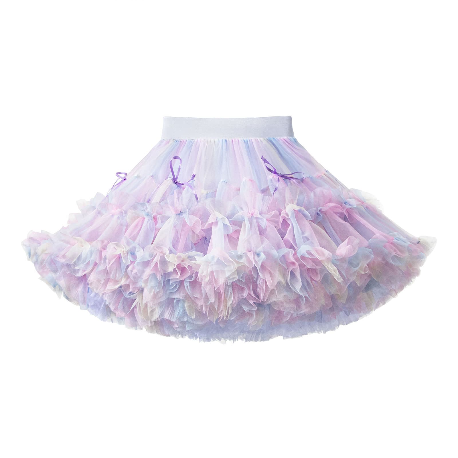 2026 Summer Bow Tutu Skirt Children's Puffy Short Skirt Girls Half Skirt Birthday Party Dress Tulle Princess Skirt