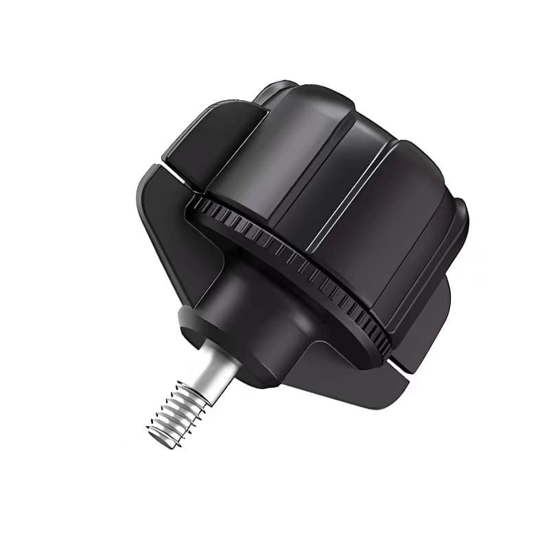 1/4 nut adapter with 17mm ball joint for live streaming mobile phone heat sink, live streaming bracket, and caster wheels.