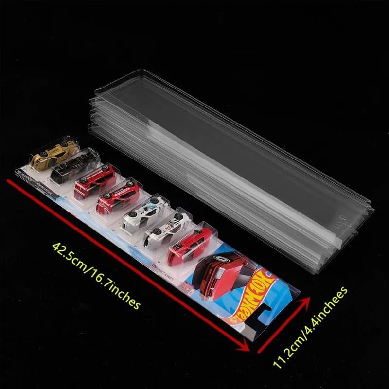 In Stock Cross-Border Hot Wheels Folded Edge Blister Packaging, PVC Toy Car Blister Box for Amazon