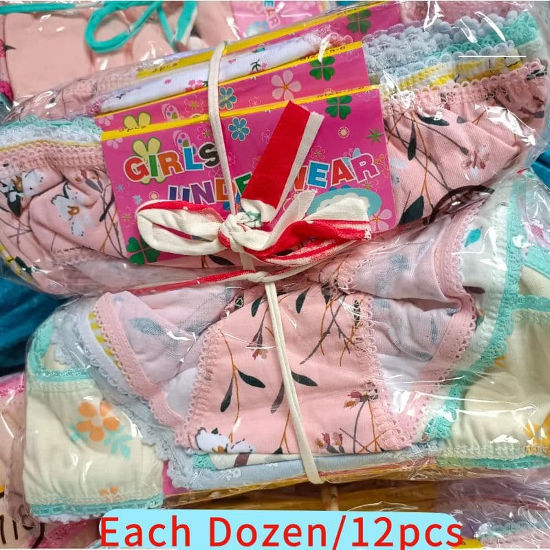 Cardboard edge triangle panties factory direct sales, foreign trade cross-border supply, cotton cute children's pure cotton girls' underwear panties