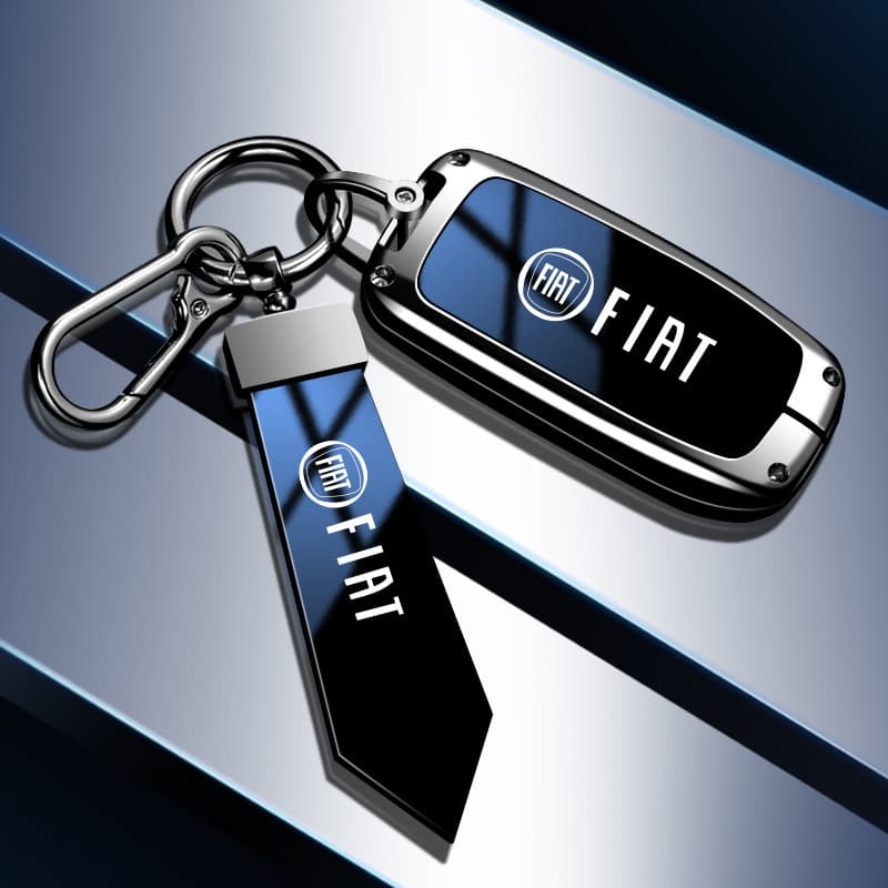 Suitable for Fiat Feixiang Key Cover Zhiyue Ottim Remote Control Metal Cover Feiyue Fiat 500 Buckle Boyue