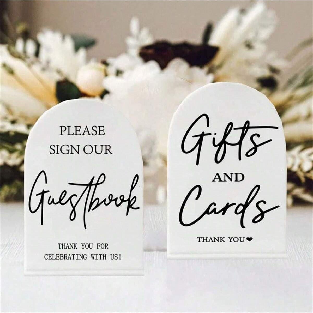 Acrylic Wedding Table Number Stand for Receptions, Banquet Seating Card Holder, Large Display Sign
