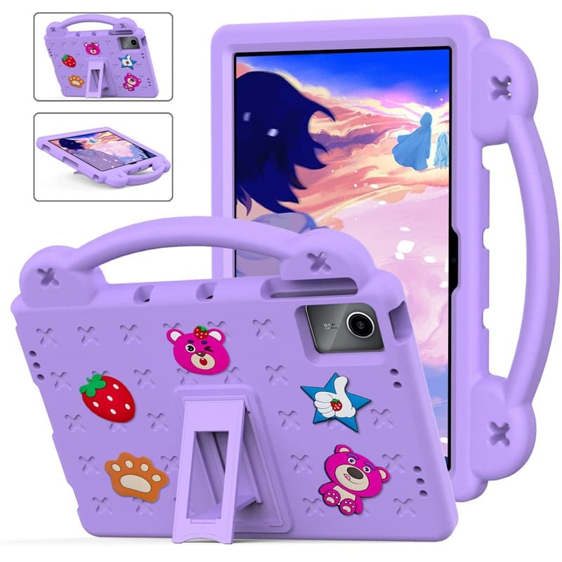 Suitable for 2024 Lenovo Xiaoxin pad11 tablet protective cover matepad 11 Strawberry Bear stand shell SE 11 inches