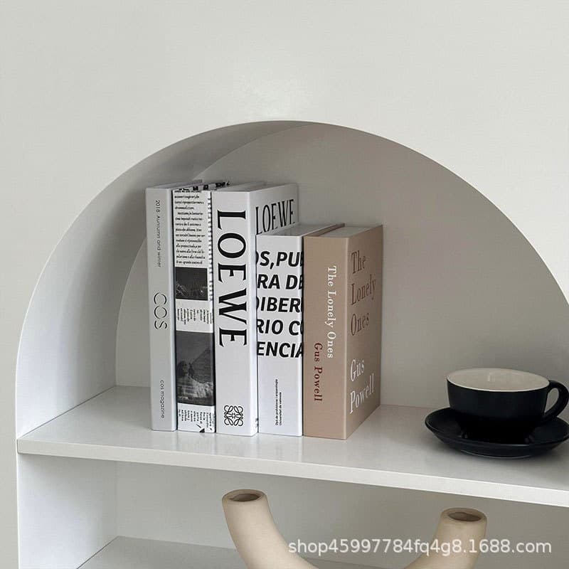 Creative Ins Style Fake Book Simulation Book Decorations Ornaments Living Room Book Desktop Decorative Book Photo Props Decoration