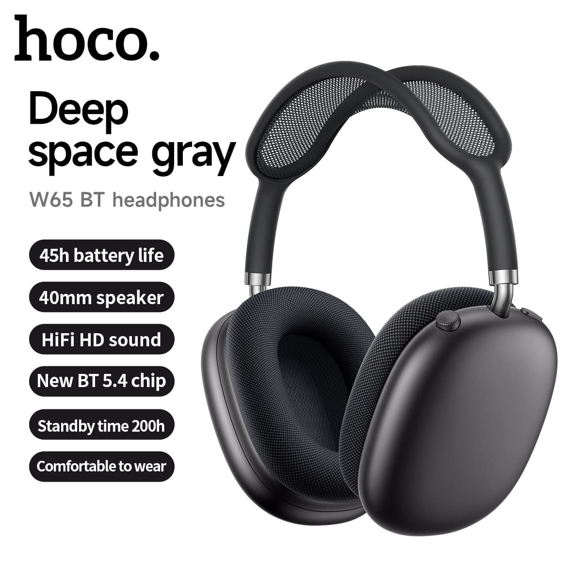BOROFONE BO35 Bestseller Ozon Wireless Sports Over-Ear Bluetooth Headphones Compatible with Airpods Max