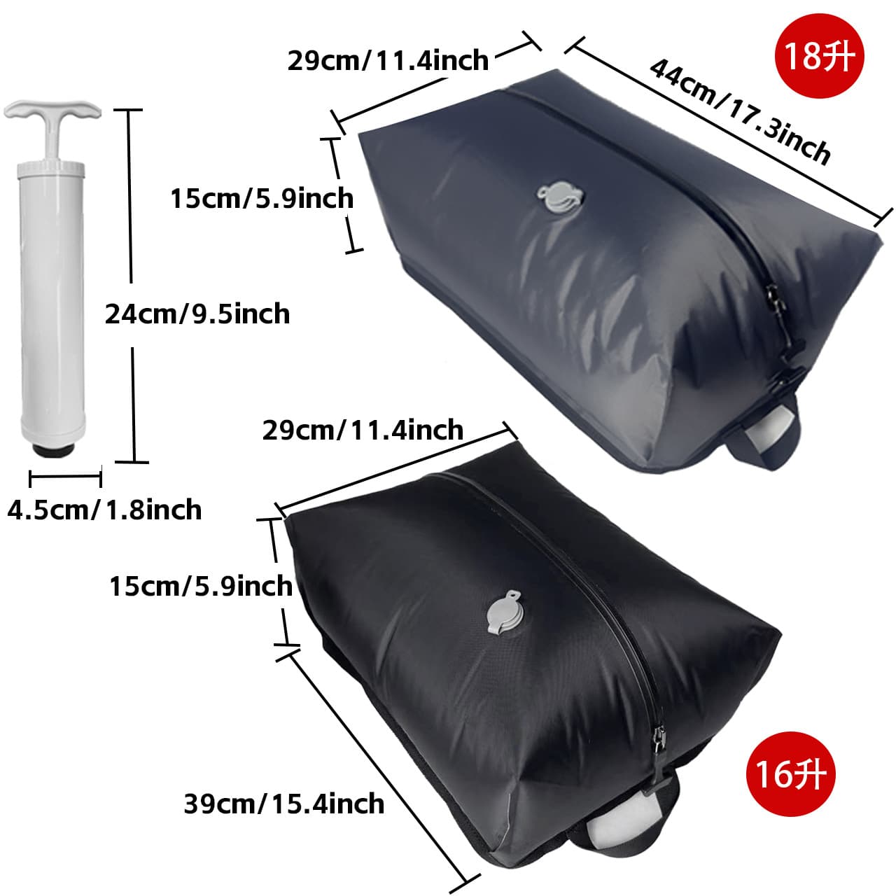Simple waterproof foldable travel bag vacuum compression travel business bag compression storage bag airtight vacuum bag