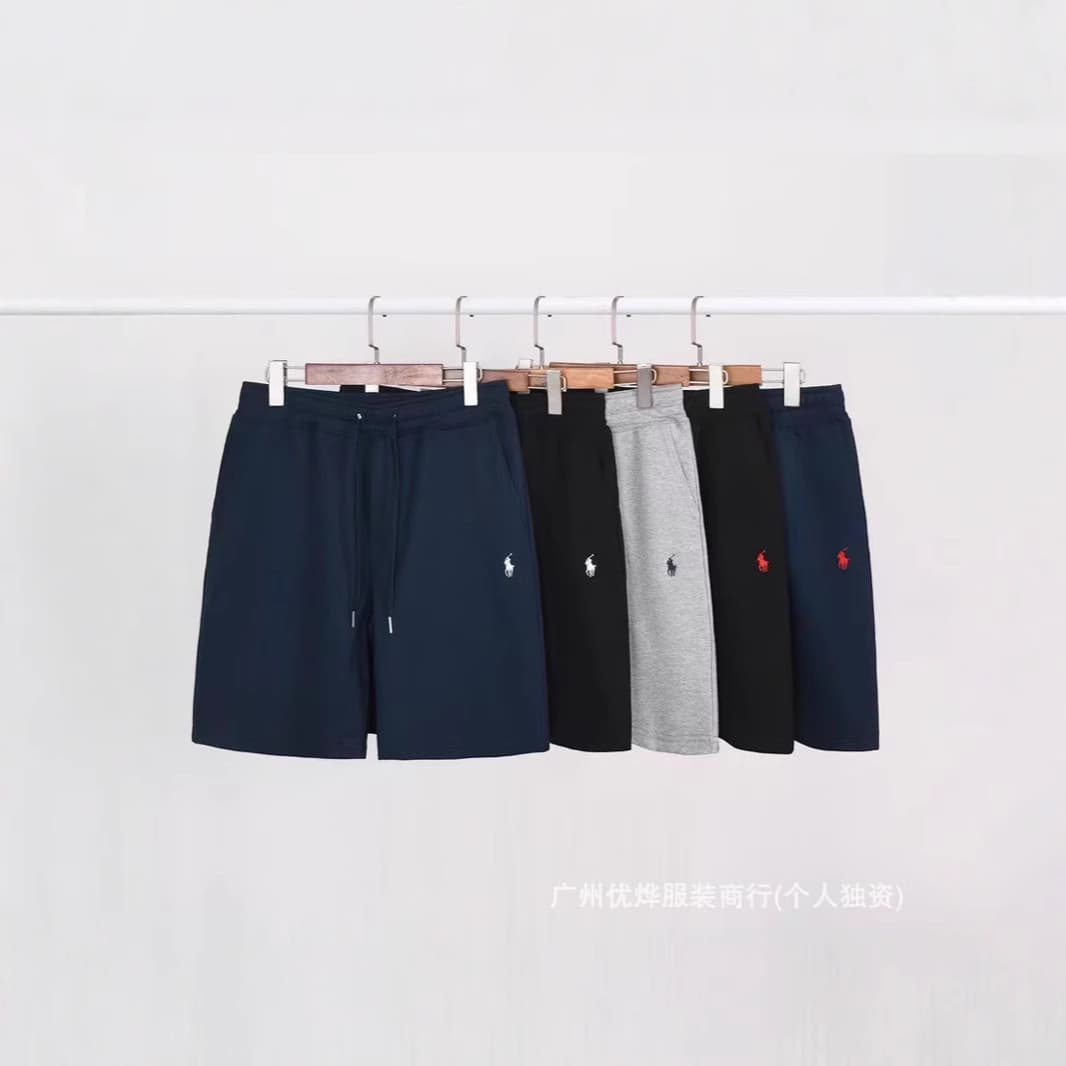 Cross-Border Wholesale New Style RL Pony Embroidered Shorts, Unisex Summer Golf Sports Casual Loose Beach Pants