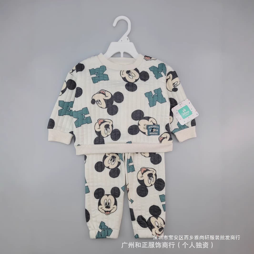 Disney Fall/Winter Kids & Youth Hoodie Set (Sizes S/M/L/XL) Dis*ney Tracksuit Set Mixed-Lot Original Cotton