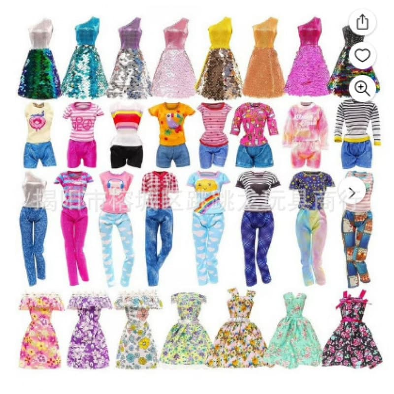 10 outfits including 3 sequin dresses, 3 stylish floral dresses, and 4 casual sets