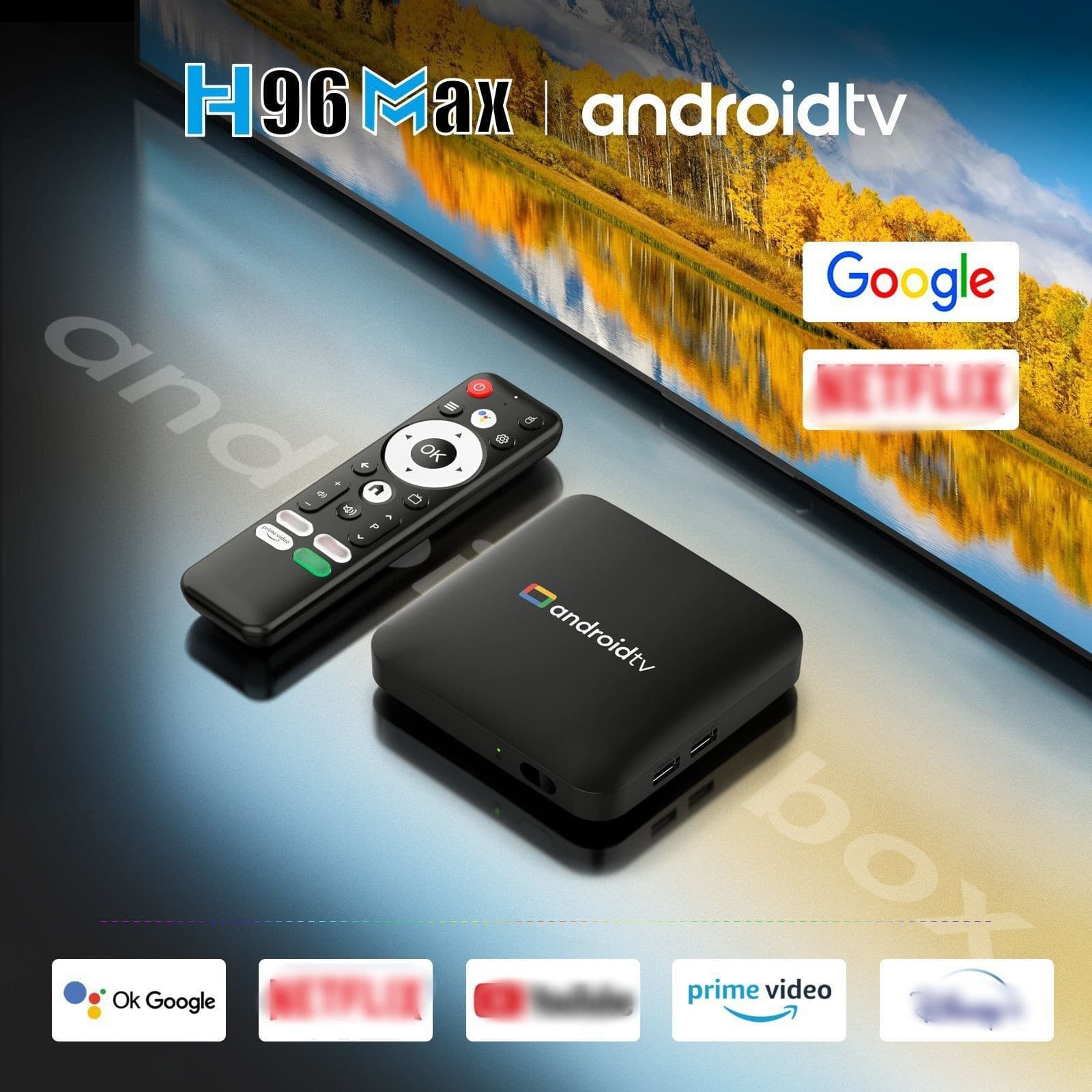 Foreign trade direct supply S905L3 network set-top box Android 14 Bluetooth HD 5GWIFI TV box in stock