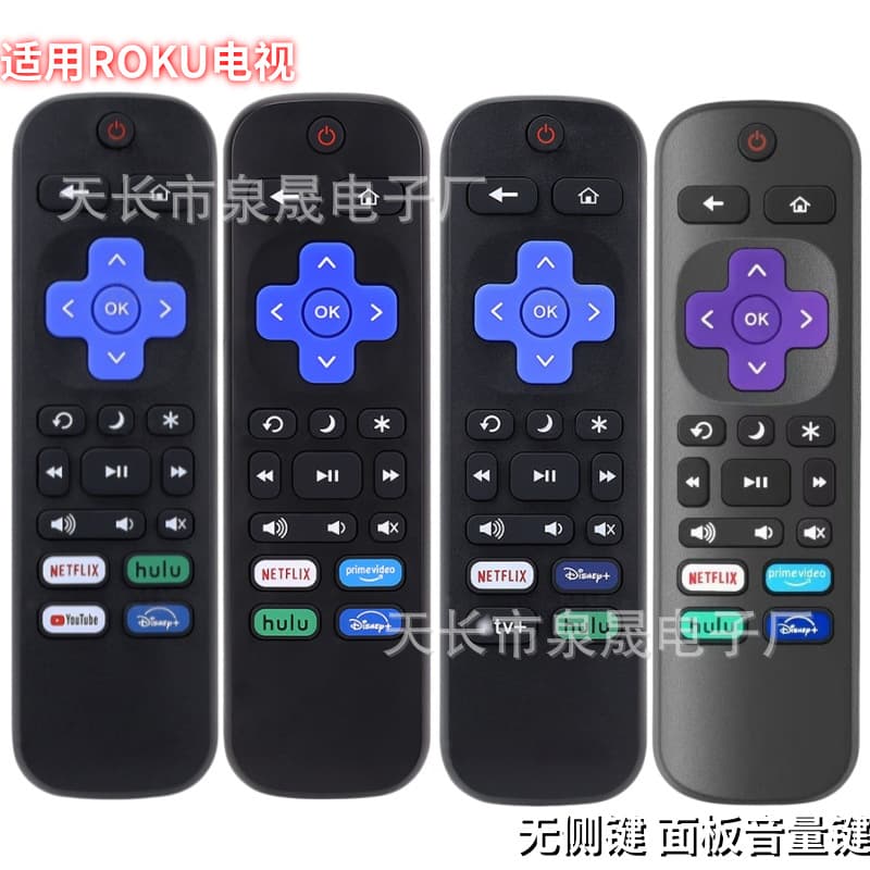 Remote Control for Roku TV Roku280 No Side Buttons Cross-Border