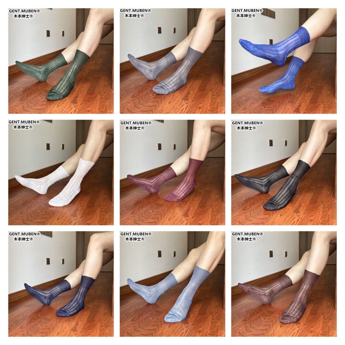 LD series offers a variety of styles of integrated old-fashioned nylon loose-fitting double-bottom men's lightweight and breathable business mid-calf stockings.
