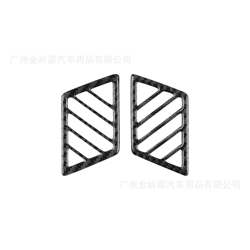 Carbon Fiber E83 Dashboard Vent Trim for 2004-2010 BMW X3 Interior Modification Accessories