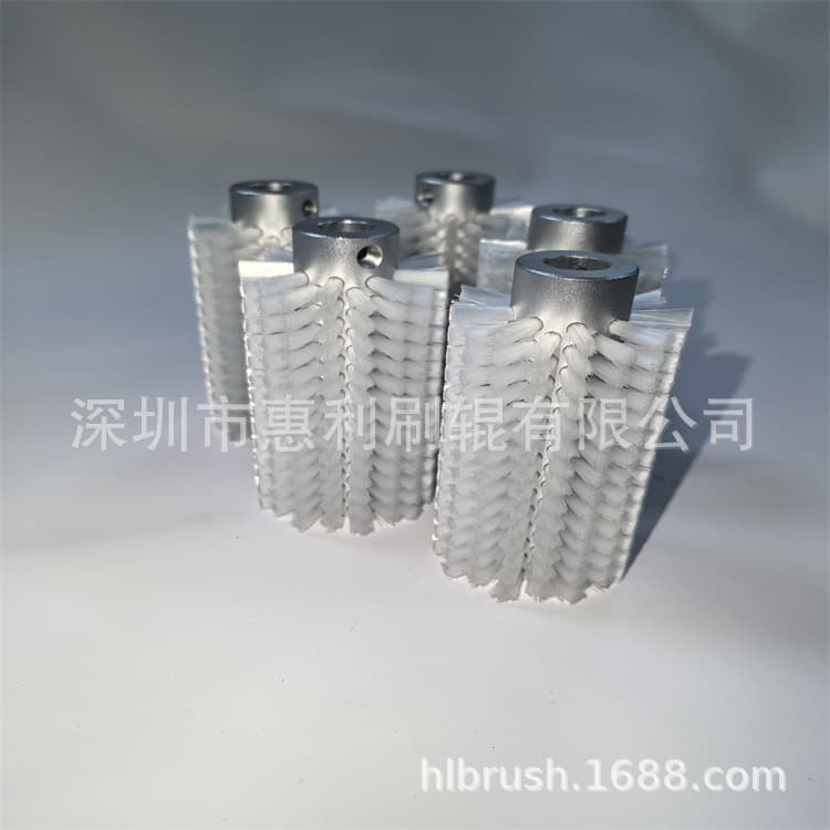 Aluminum Alloy Brush, Glass Cleaning Machine Brush, Aluminum Alloy Industrial Dust-Proof Brush, Canvas Strip Brush