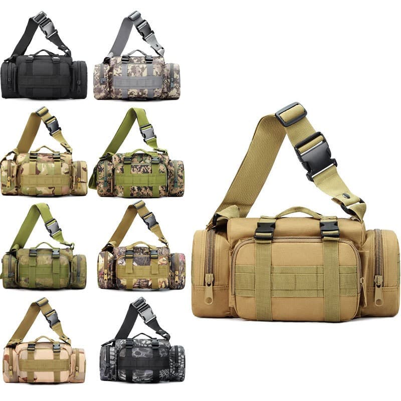 Casual Camouflage Outdoor 3p Crossbody Waist Bag Handbag Military Fan Sports Tactical Single Shoulder Bag