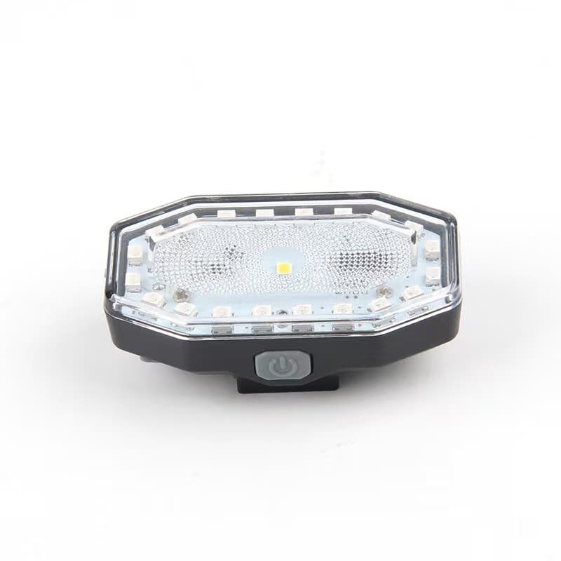 New Cross-border USB Rechargeable Bicycle Tail Light LED High Brightness Night Riding Light Colorful Mountain Bike Rear Warning Light