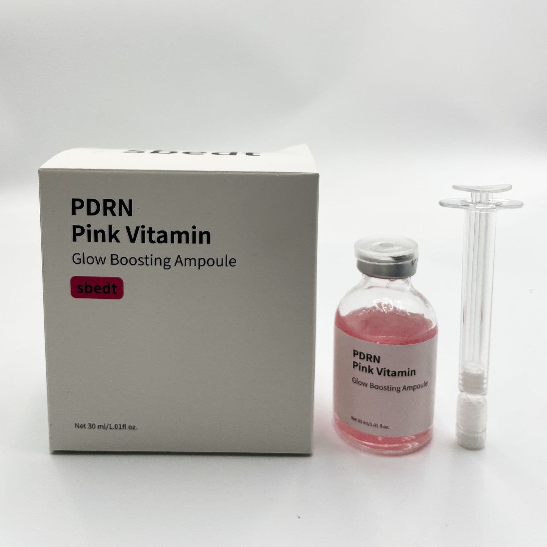 Cross-border Exclusive PDRN Pink Vitamin Ampoule Collagen Peptide Pink PDRN Brightening Ampoule