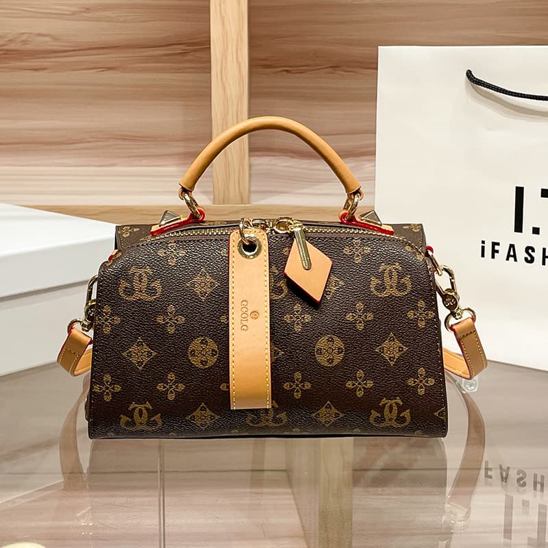 Fashion print series large capacity tote bag messenger bag saddle bag handbag shoulder crossbody bag niche new style