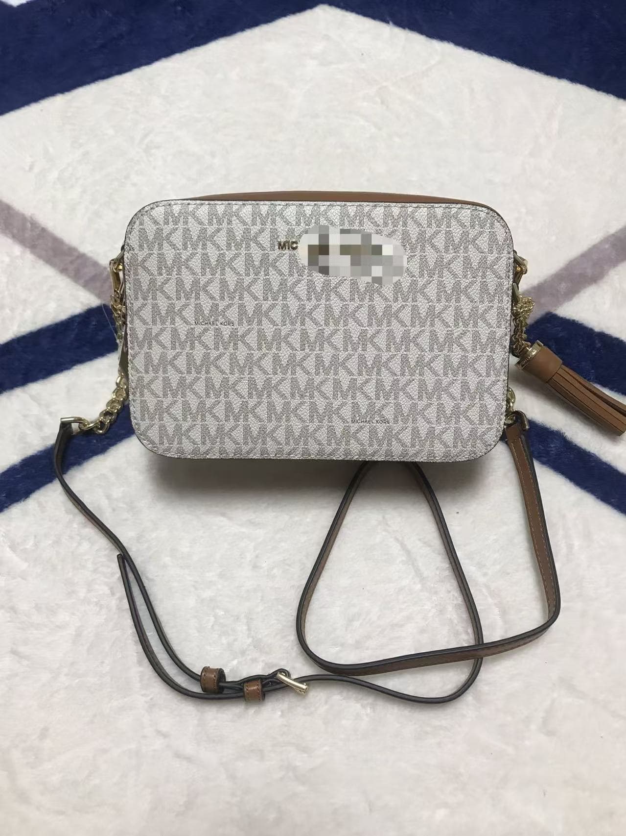 2025 New MK Women's Bag Mahjong Bag Chain Bag Monogram Underarm Bag Handbag Shoulder Bag Vintage Single Shoulder Bag