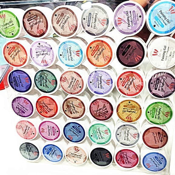 Nail Art 36-Color Painting Gel, Black and White Drawing Silk Gel, 12-Color 24-Color UV Gel, Solid Color Gel
