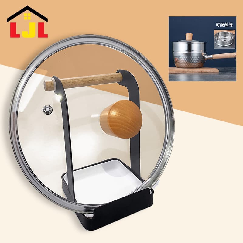 Wholesale pot lid thickened tempered glass lid high temperature resistant household universal universal cooking pot food grade household lid