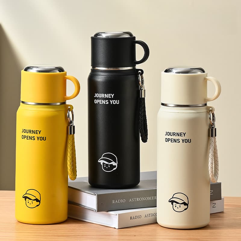 316 stainless steel insulated bottle, large capacity portable water bottle, outdoor Chinese New Year gift, custom Chinese New Year gift