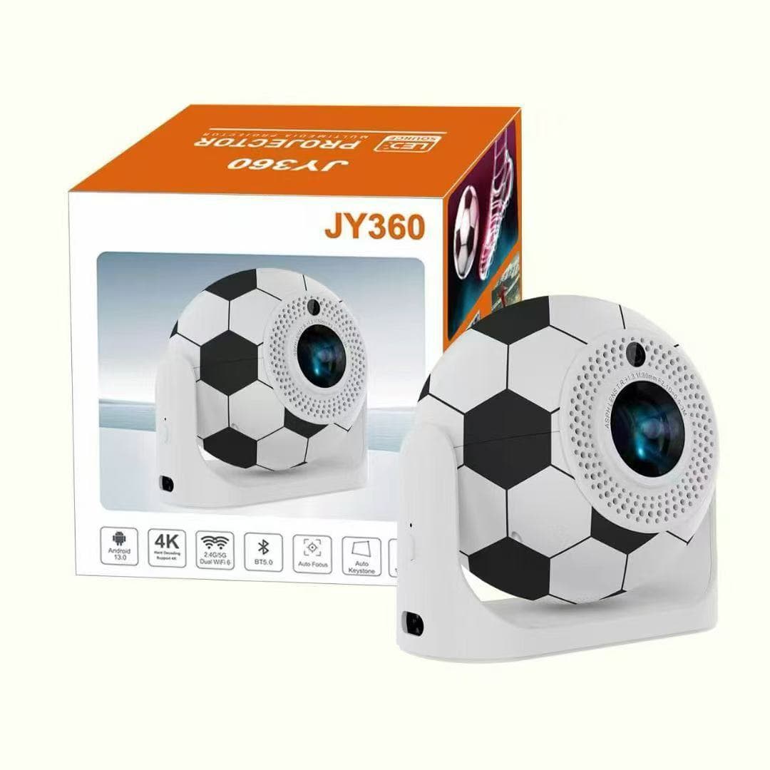 JY360 Football Projector 2026 World Cup New Foreign Trade HD Android Smart Home Portable Ball Machine