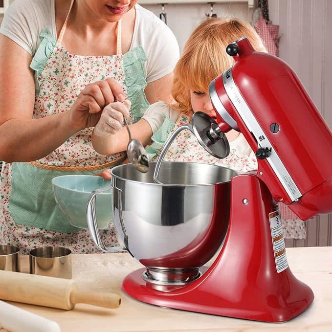 Stainless Steel Dough Hook Accessory for KitchenAid 4.5-5 Quart Tilt-Head Stand Mixer