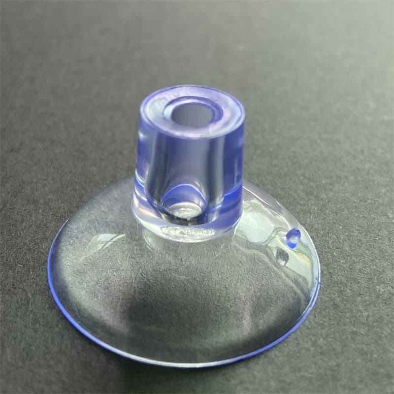 Shenzhen Manufacturer Eco-Friendly PVC Suction Cup with Screw and Bolt Glass Hook Suction Cup Transparent Mushroom Head Plastic