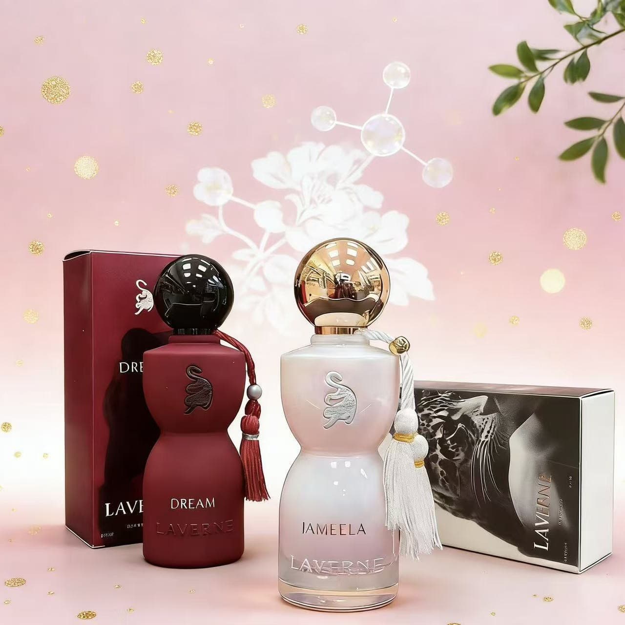 Leopard print women's new cross-border perfume Laverne Dubai Middle Eastern Arabic perfume long-lasting fragrance 75ml