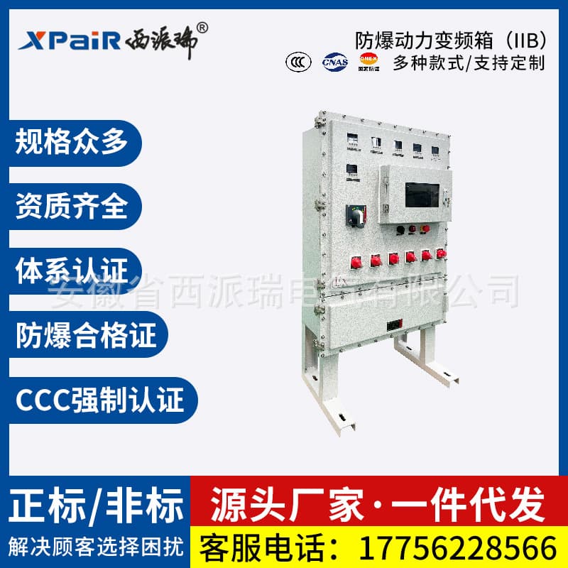 Explosion-proof Power Frequency Conversion Box IIB Industrial Display Integrated Inverter Cabinet - Xipairui Electric Waterproof Explosion-proof