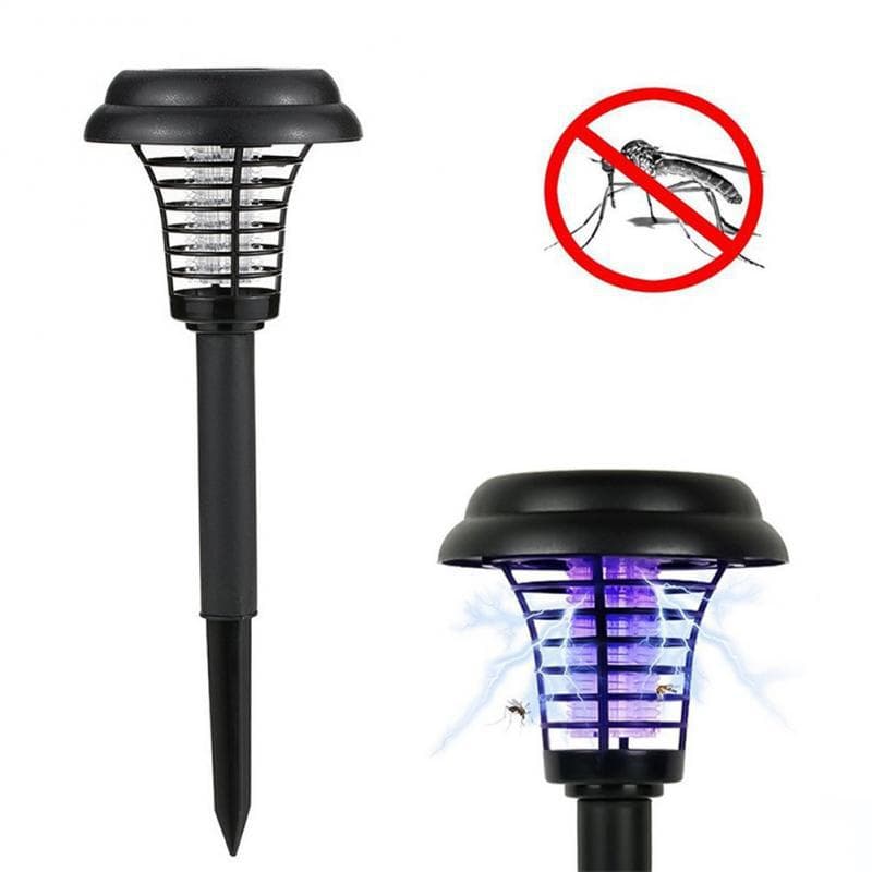Solar Mosquito Killer Lamp for Outdoor Garden, Yard, Lawn Mosquito Repellent and Insect Trap, Electric Shock Type