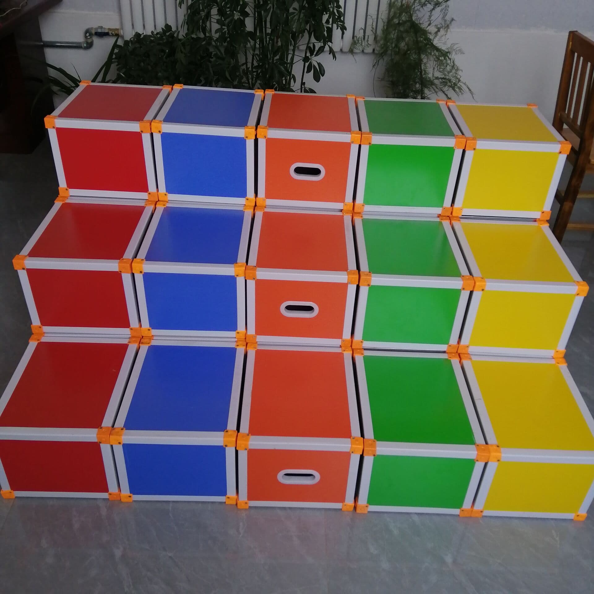 Stage Music Stool Easy Assembly Multi-Purpose Primary to University Choir Platform Podium Stage Step Stool