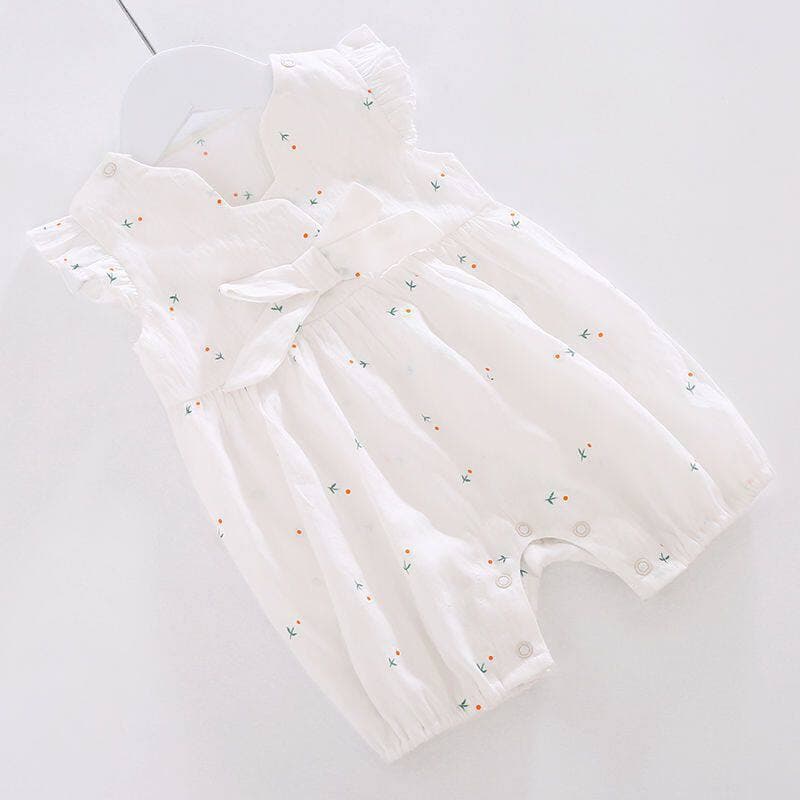 Cross-border Baby Cotton Bodysuit Newborn Romper Summer Baby Girl Outfit