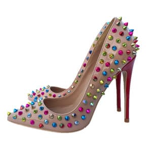 2023 New Women's Spring Shoes, Fashionable Rhinestone High Heels, 10CM Thin Heel Pointed Toe Pumps