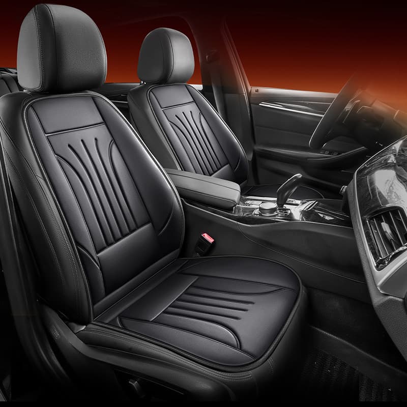 Cross-border Car Seat Cover Hot Press Molded Polyester Fabric Breathable and Sweat-Absorbing Single Seat Vehicle Seat Cover Cross-border Bestseller