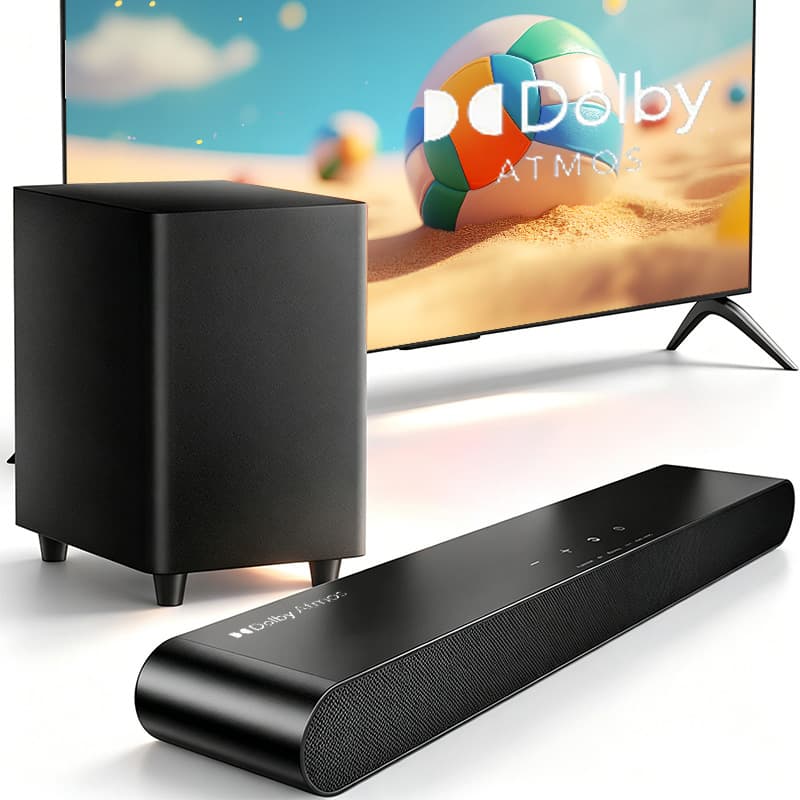 Home Theater Dolby Atmos TV Soundbar with Subwoofer Bluetooth 5.3 Cinema 280W Home