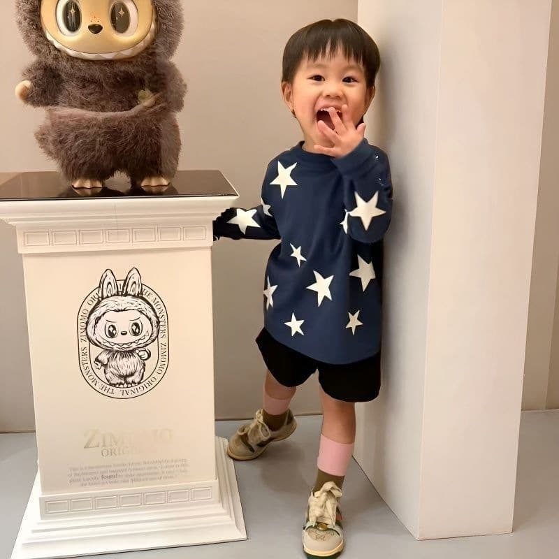 Baby Spring/Fall Thin Long-Sleeve T-Shirt Undershirt Toddler Cotton Printed Long-Sleeve Tee Soft Lightweight Luxe Outerwear