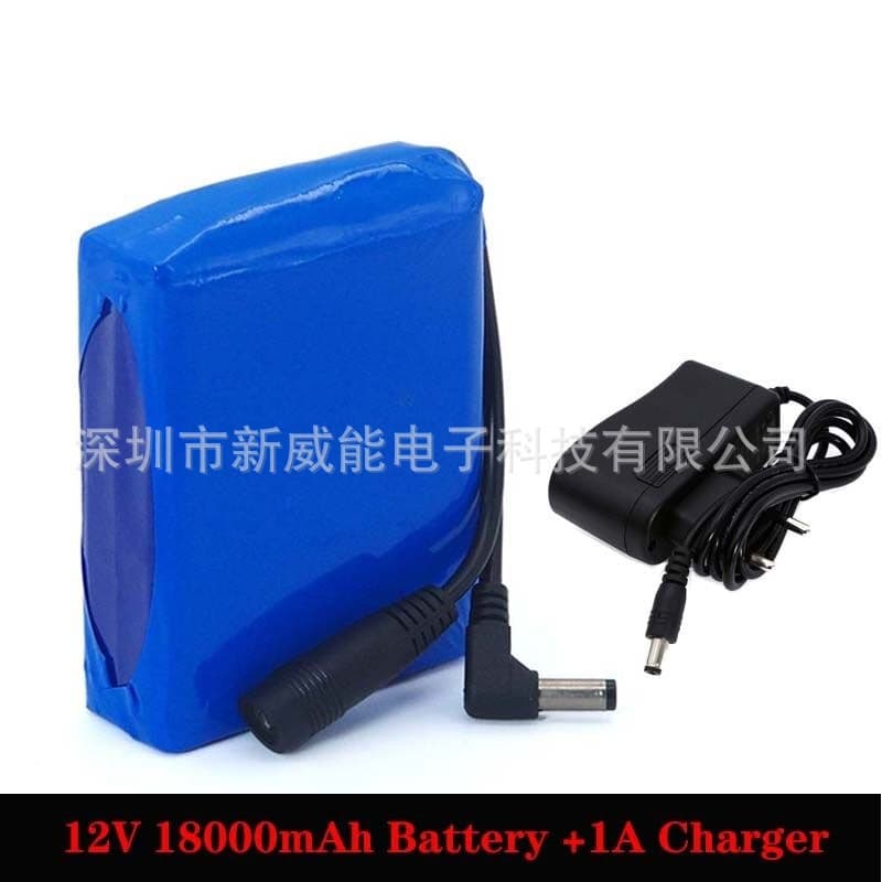 12V 3000mAh 3s 18650 lithium-ion rechargeable battery for CCTV cameras and other devices