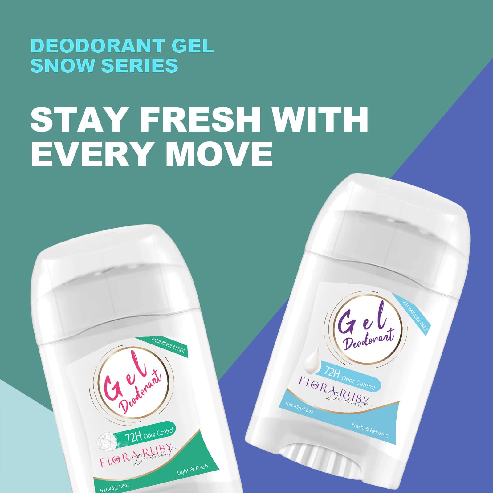 Cross-border Unisex Deodorant Stick Dry Long-lasting Portable Aluminum-Free Underarm Odor Neutralizer