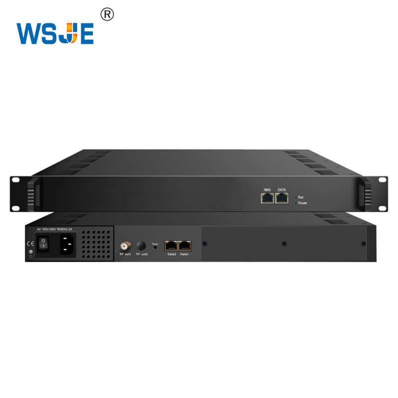 8-Channel IP QAM Modulator Cable TV Headend Equipment IP to ISDB-T