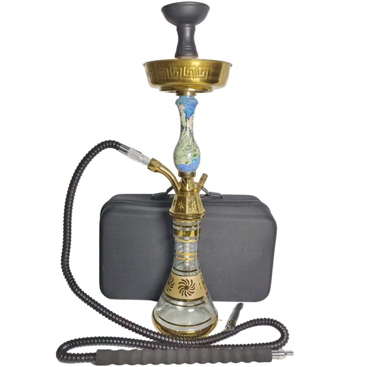 Factory Wholesale Medium Egyptian Hookah Middle Eastern Style Arabic Shisha Set Bar Best Seller Shisha