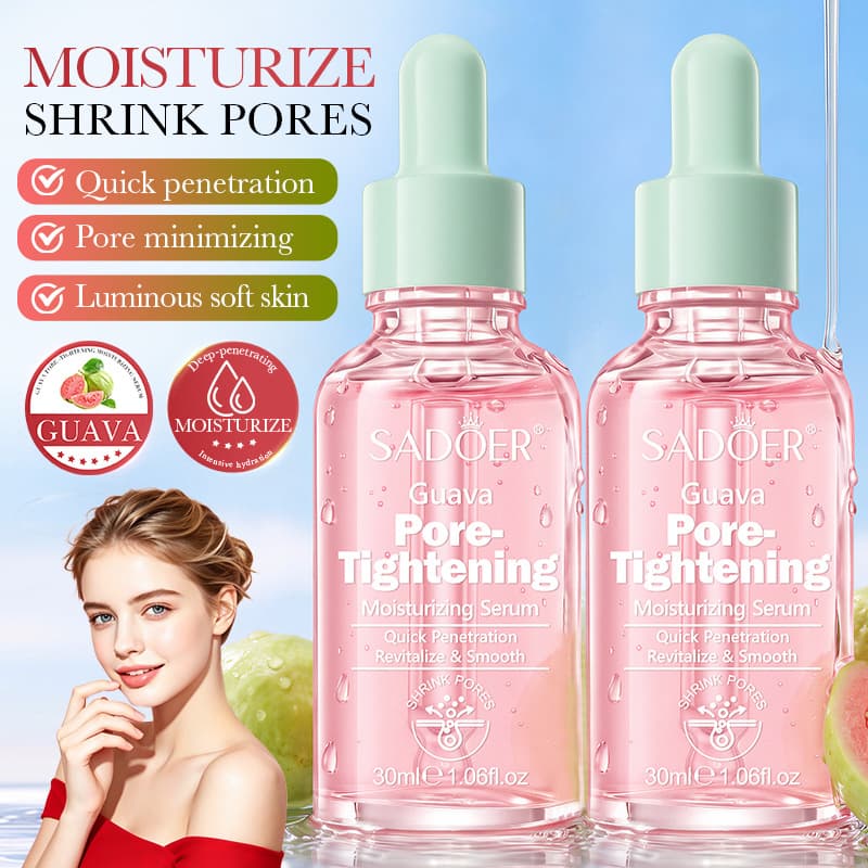 Guava Essence Serum 30ml SADOER Guava Pore Tightening Hydrating Serum Cross-border Skincare