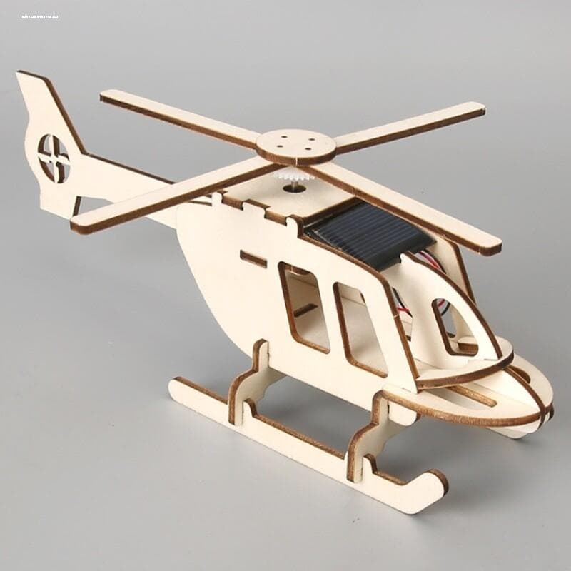Science Experiment Set DIY Helicopter Technology Small Production Invention Model Cartoon Educational Toy Assembly