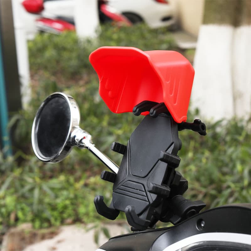 New Small Helmet Electric Scooter Motorcycle Delivery Navigation Phone Holder Car Sunshade Waterproof Riding Phone Mount