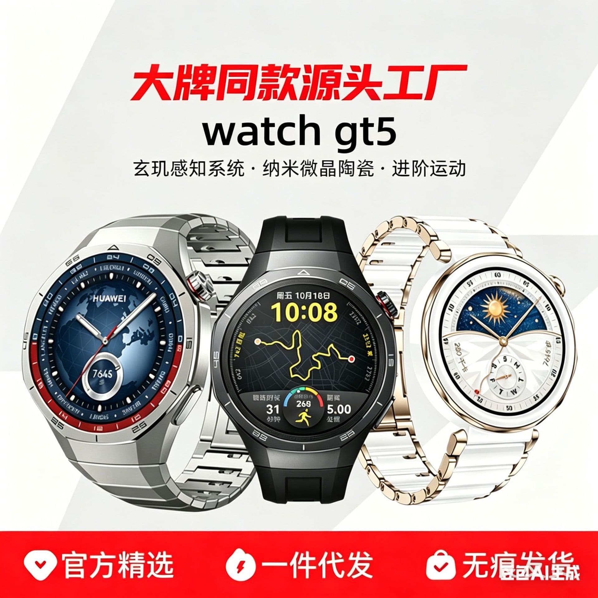 HUAWEI Smart Watch GT6 Blood Glucose Blood Pressure Heart Rate Sleep Sports Bluetooth Call Watch Wholesale GT5