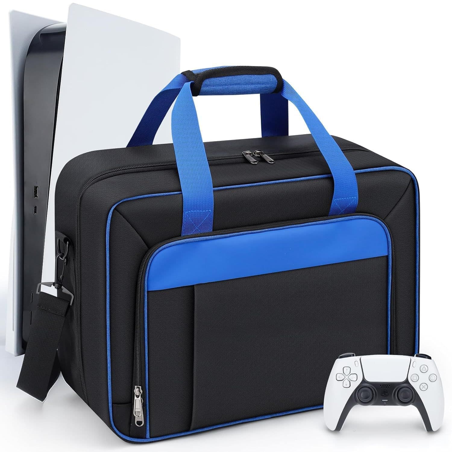 PS5 Game Console Storage Bag, Scratch and Wear Resistant, Suitable for Sony PS5 Console Bag, Game Controller Storage Bag