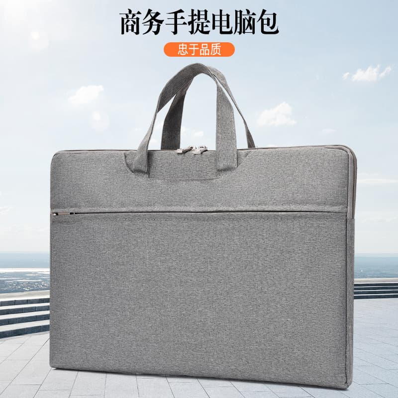 Fashion Business Laptop Bag Minimalist with Telescopic Handle Simple Business Trip Commuting Large Capacity Handheld Briefcase