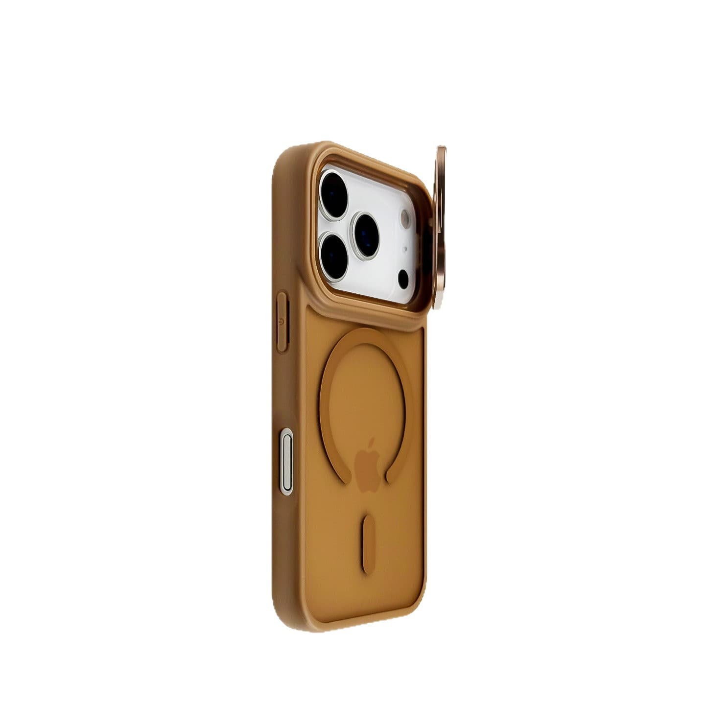 Skin-Feel Frosted Lens Stand Case for iPhone 18 PRO MAX Yadun Magnetic Phone Case Apple 17 Drop-Resistant 16